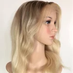 پوستیژ موی طبیعی بلوند آمبره 26 اینچ │100 درصد موی طبیعی انسان - تصویر 3