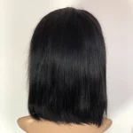 پوستیژ موی طبیعی کوتاه 12 اینچ مشکی | 100٪ موی انسان با ظاهری طبیعی و شیک - تصویر 4
